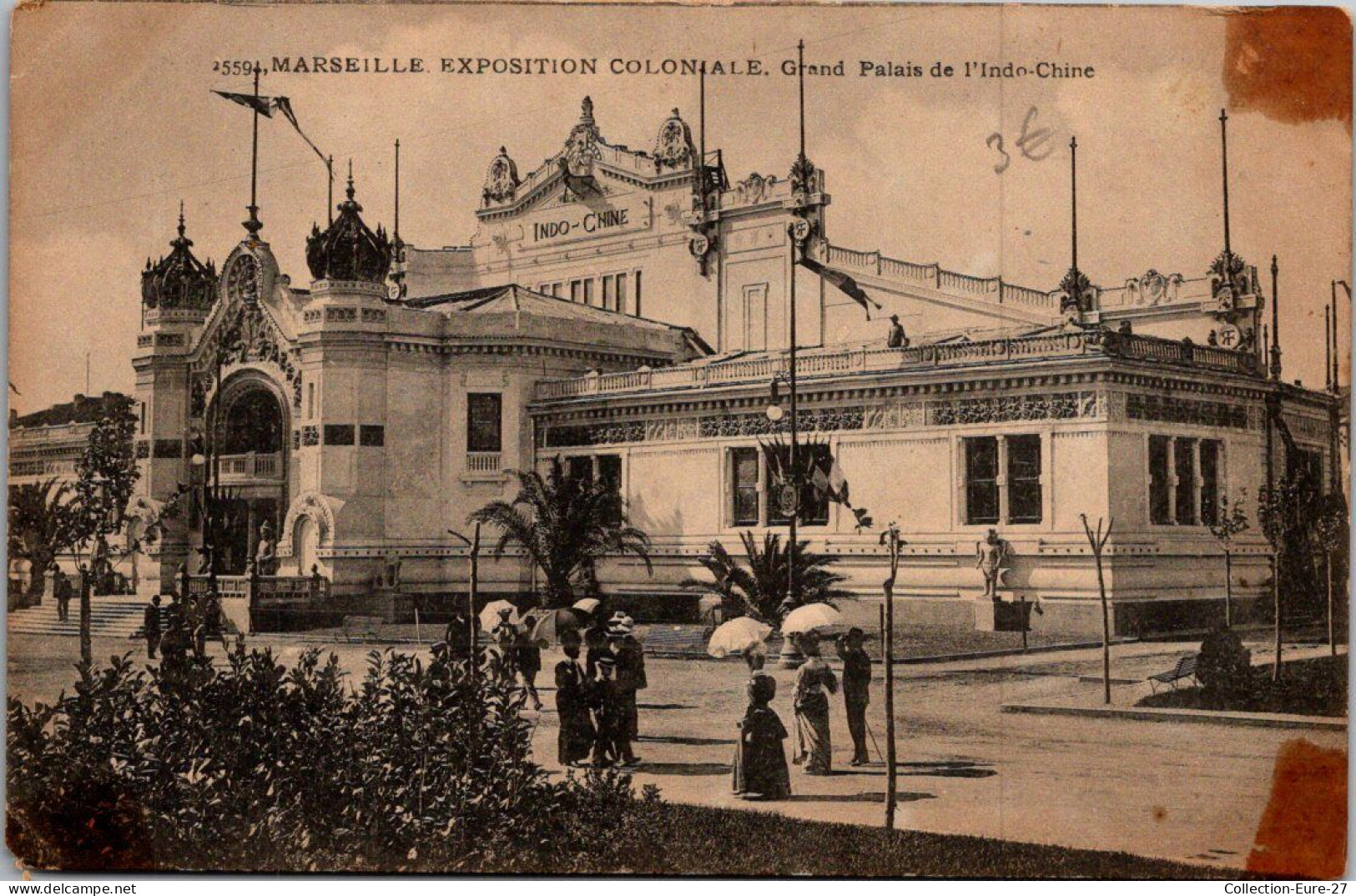 (17/05/26) 13-CPA MARSEILLE - EXPOSITION COLONIALE 1906