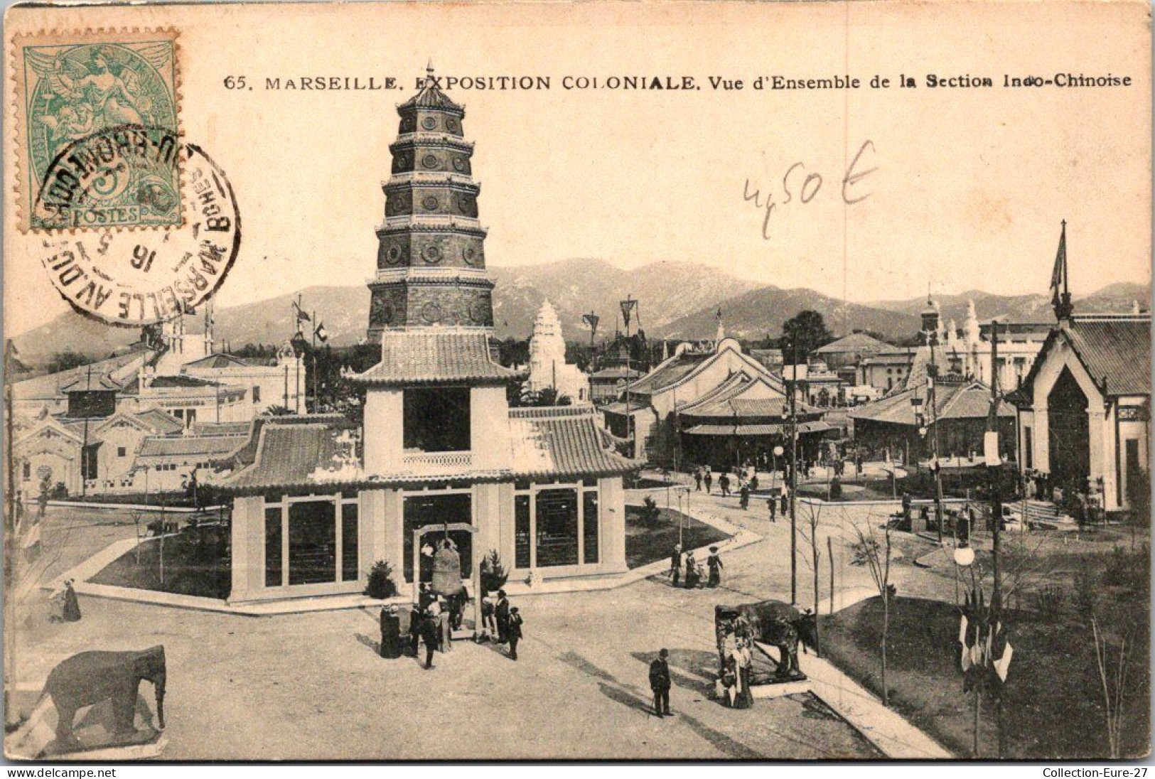 (17/05/26) 13-CPA MARSEILLE - EXPOSITION COLONIALE 1906