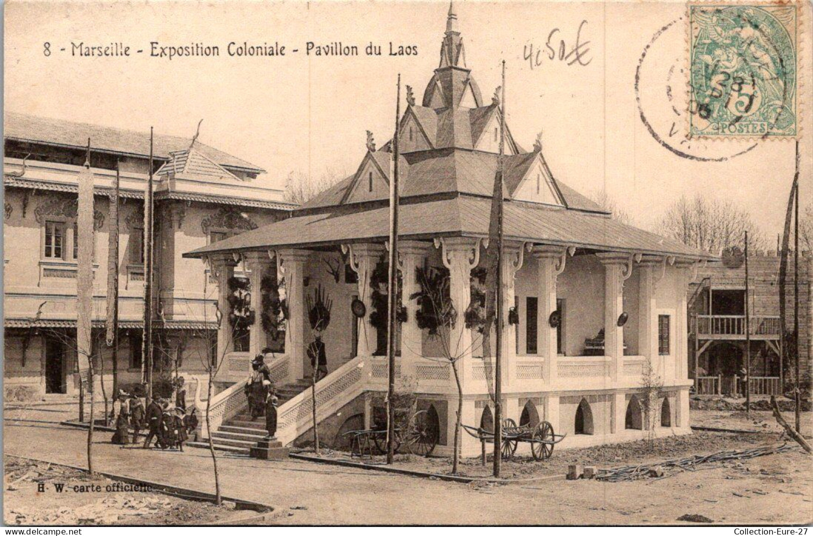 (17/05/26) 13-CPA MARSEILLE - EXPOSITION COLONIALE 1906