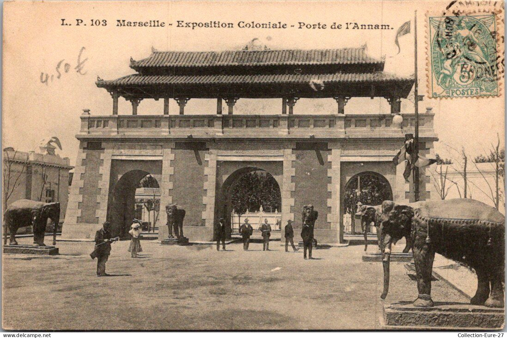 (17/05/26) 13-CPA MARSEILLE - EXPOSITION COLONIALE 1906