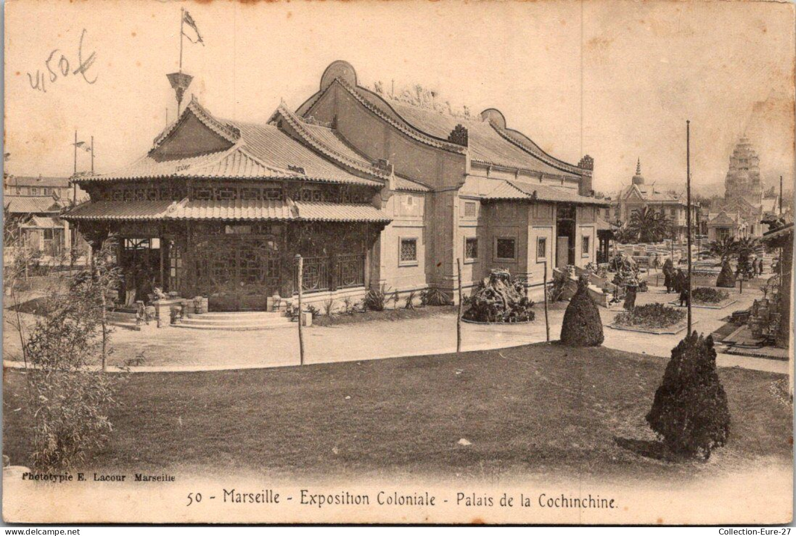 (17/05/26) 13-CPA MARSEILLE - EXPOSITION COLONIALE 1906