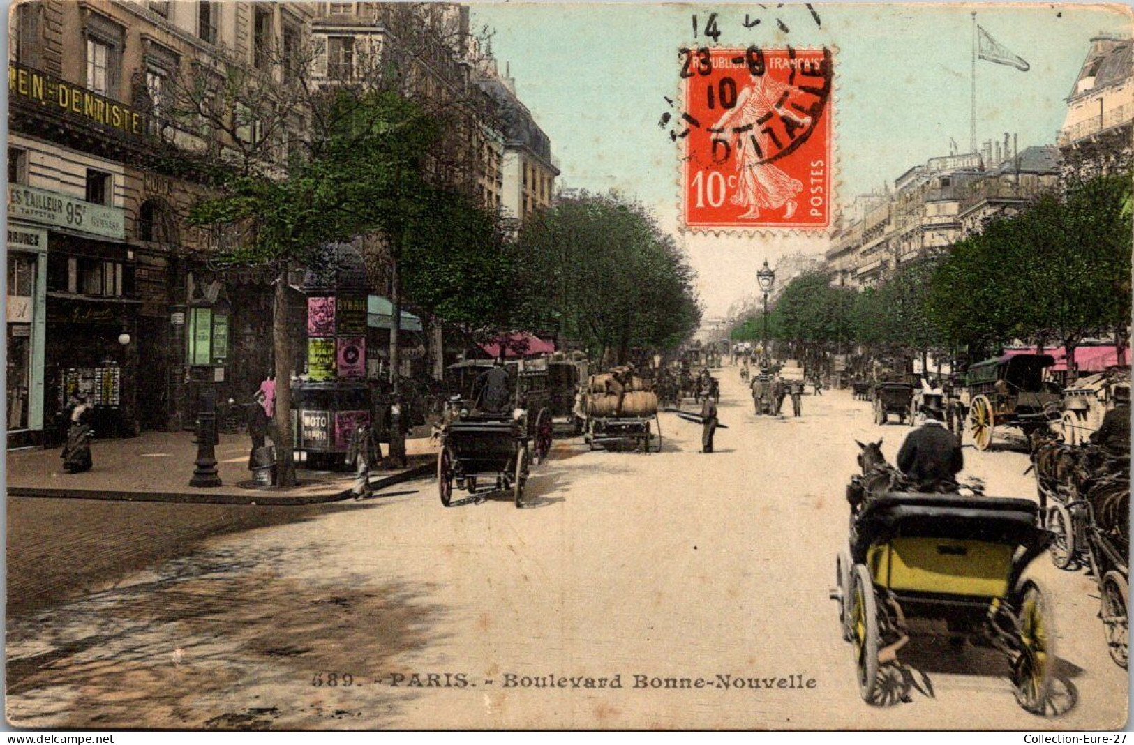 (17/09/25) 75-CPA PARIS - 2-10ème ARRONDISSEMENT - BOULEVARD BONNE NOUVELLE