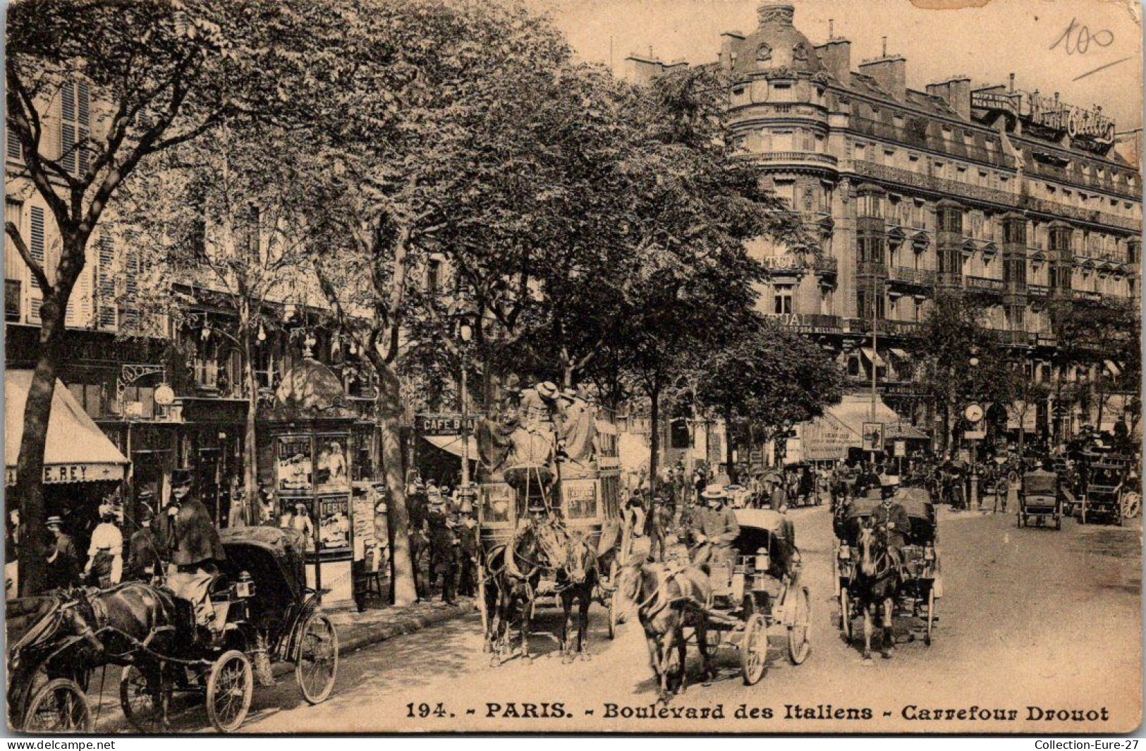 (17/09/25) 75-CPA PARIS - 2ème ARRONDISSEMENT - CARREFOUR DROUOT
