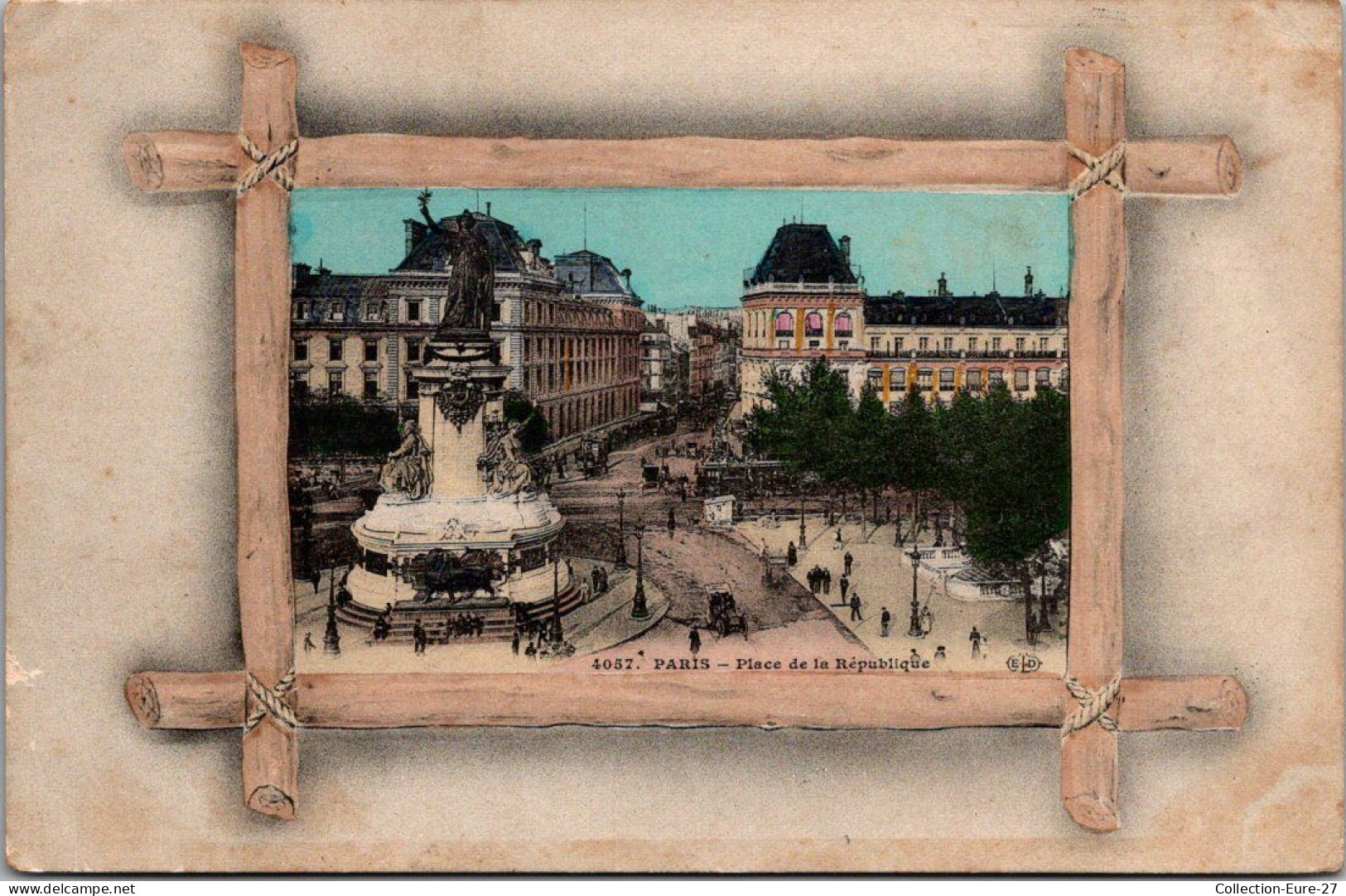 (17/09/25) 75-CPA PARIS - 3-10-11ème ARRONDISSEMENT - PLACE DE LA REPUBLIQUE