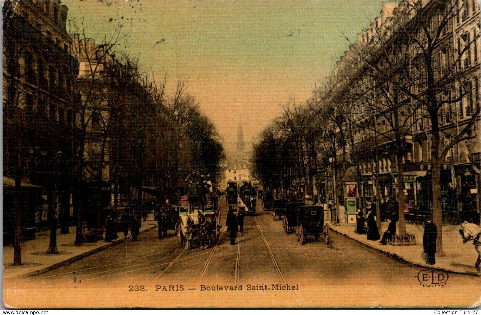 (17/09/25) 75-CPA PARIS - 5-6ème ARRONDISSEMENT - BOULEVARD SAINT-MICHEL