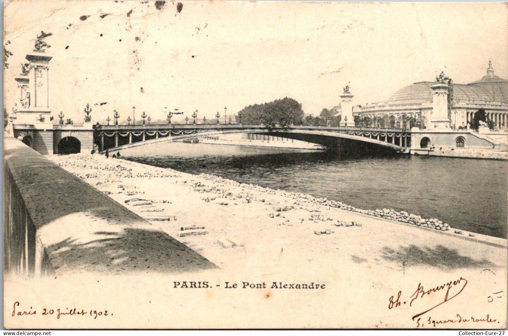(17/09/25) 75-CPA PARIS - 7-8ème ARRONDISSEMENT - LE PONT ALEXANDRE