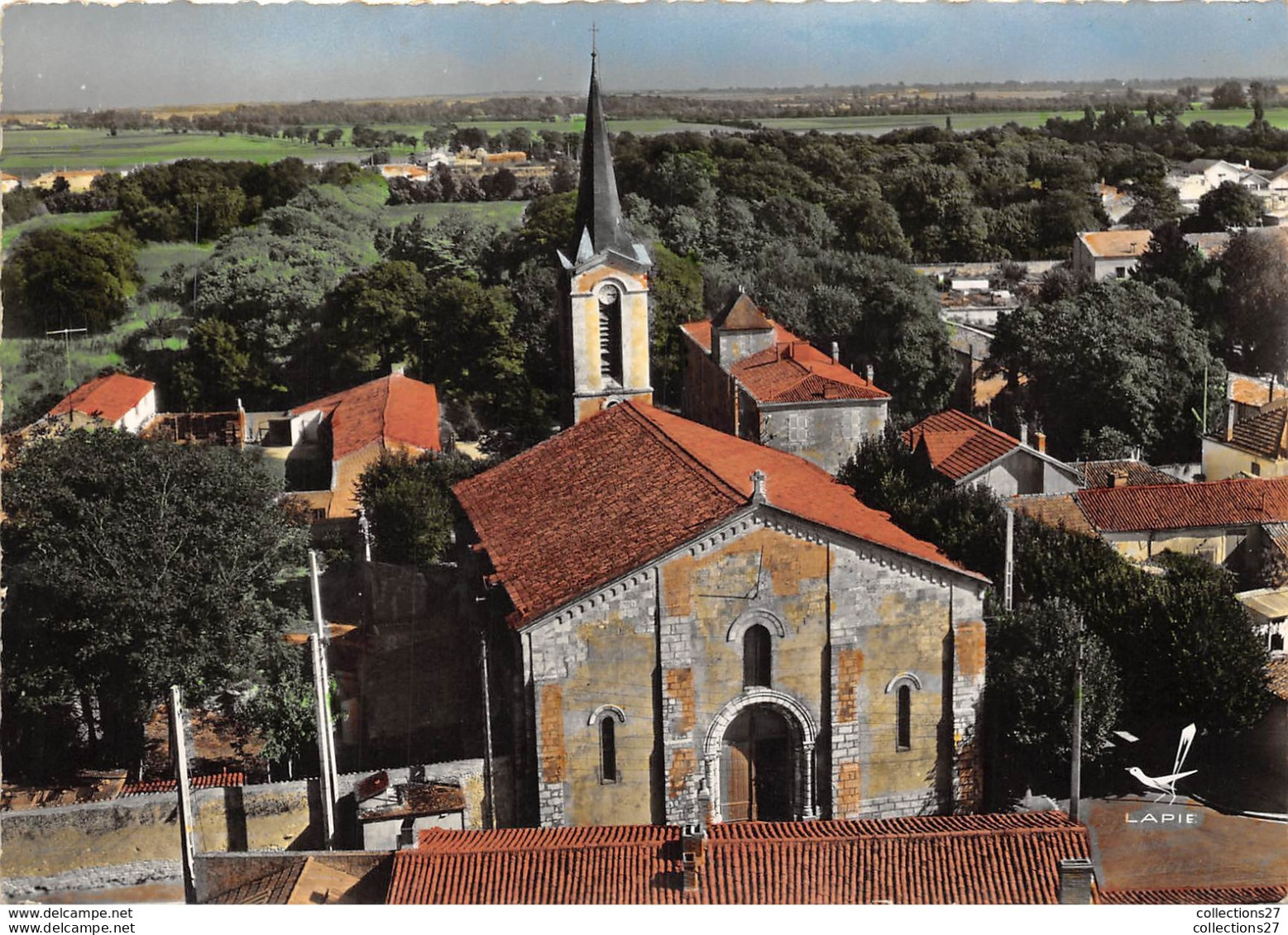 17-AYTRE- VUE DU CILE L'EGLISE