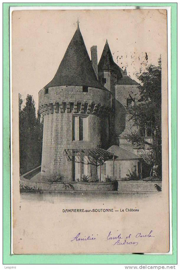 17 - DAMPIERRE sur BOUTONNE --  Le Château