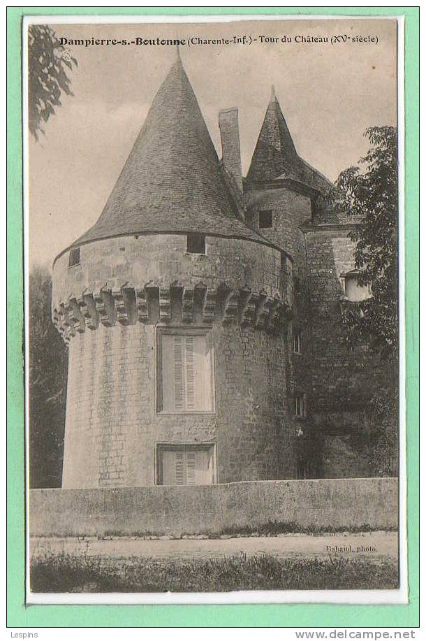 17 - DAMPIERRE sur BOUTONNE --  Tour du château