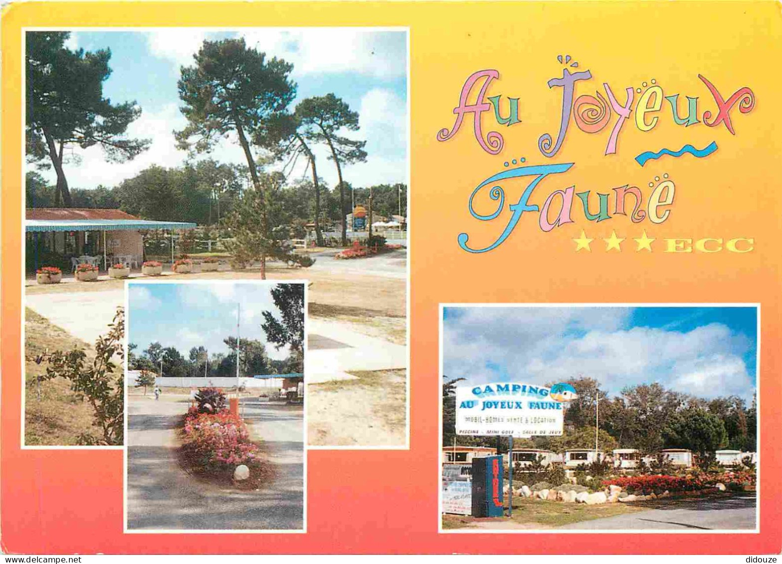 17 - Les Mathes - Camping Au Joyeux Faune - Multivues - CPM - Voir Scans Recto-Verso