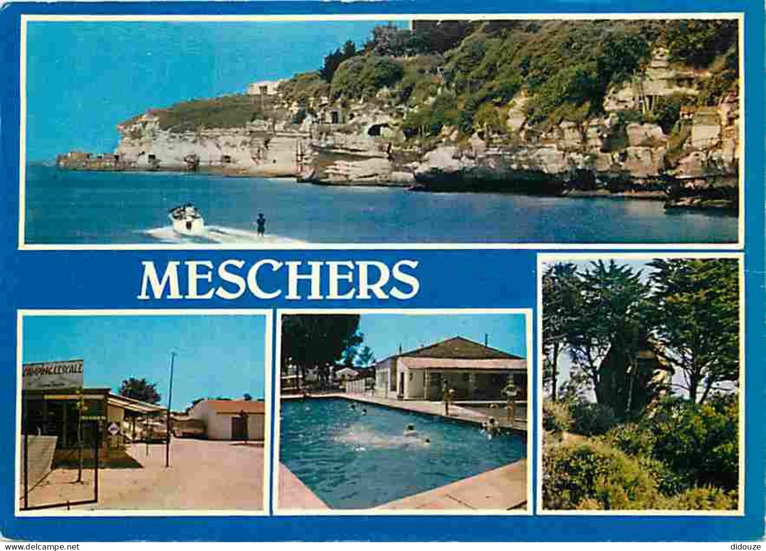 17 - Meschers - Multivues - Bateaux - Flamme Postale - CPM - Voir Scans Recto-Verso