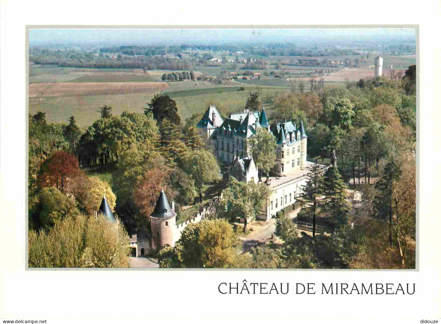 17 - Mirambeau - Le château de la Tremoille - Vue aérienne - CPM - Carte Neuve - Voir Scans Recto-Verso