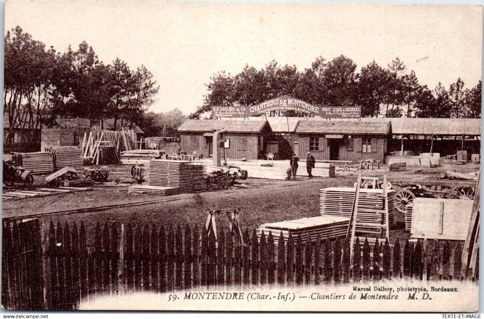 17 MONTENDRE - chantiers de Montendre