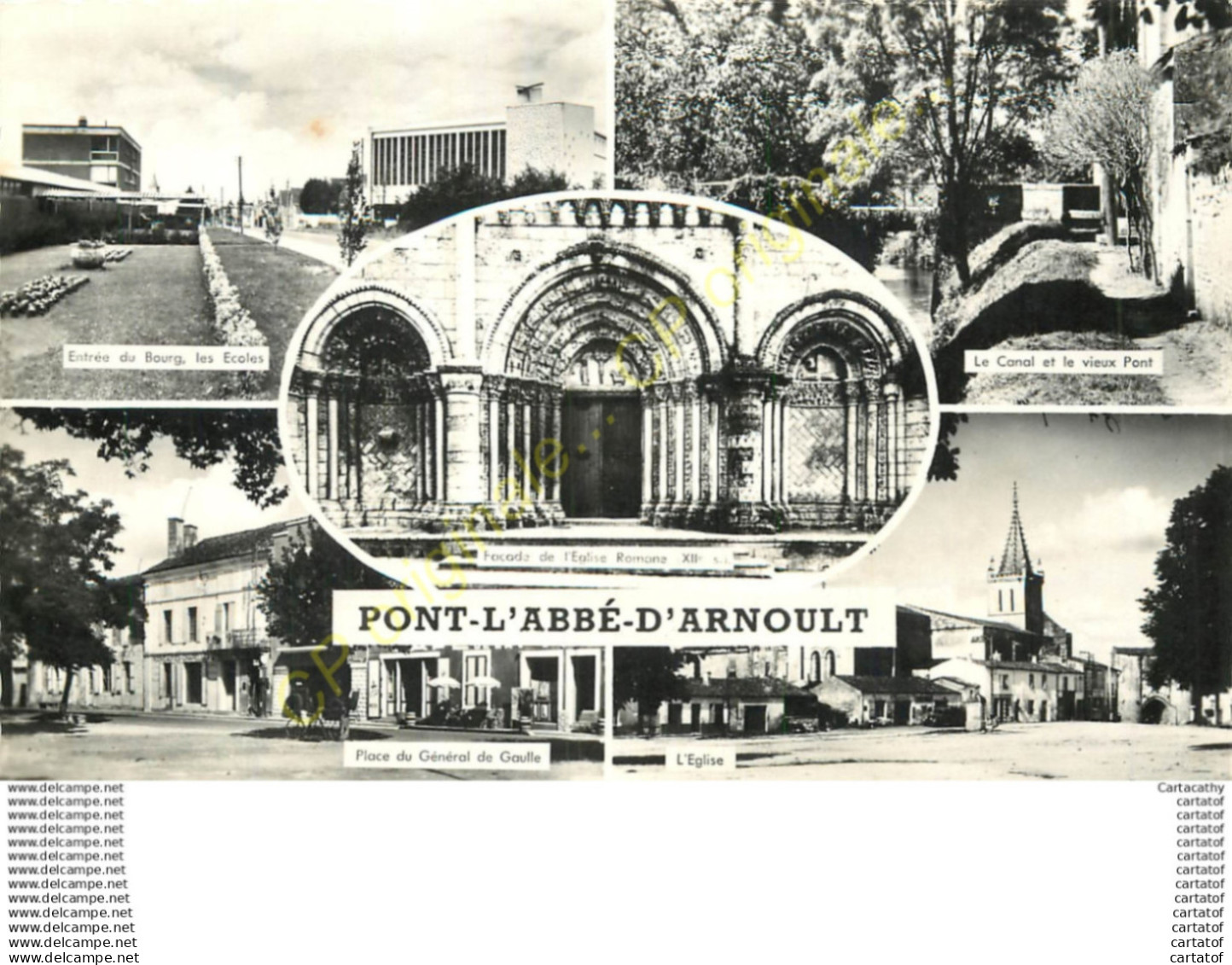 17.  PONT L'ABBE D'ARNOULT .  CP multivues .