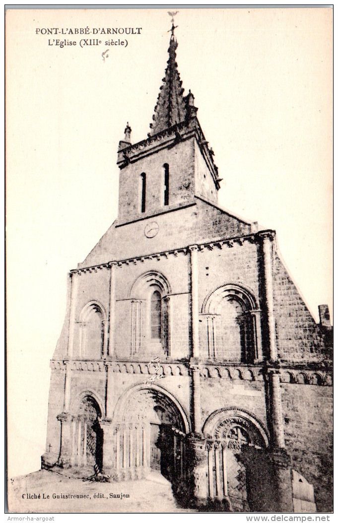 17 PONT L'ABBE D'ARNOULT - l'église.