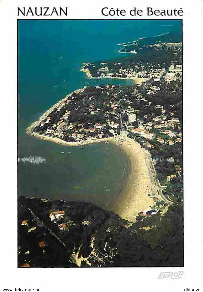 17 - Vaux sur Mer - La plage de Nauzan - Vue aérienne - CPM - Voir Scans Recto-Verso