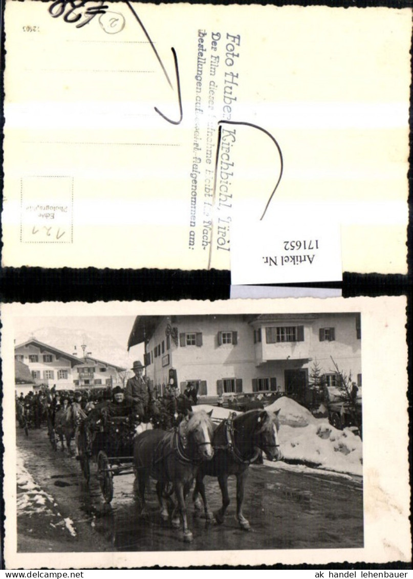 171652,Kirchbichl Pferdekutschen Kutsche Straße Personen