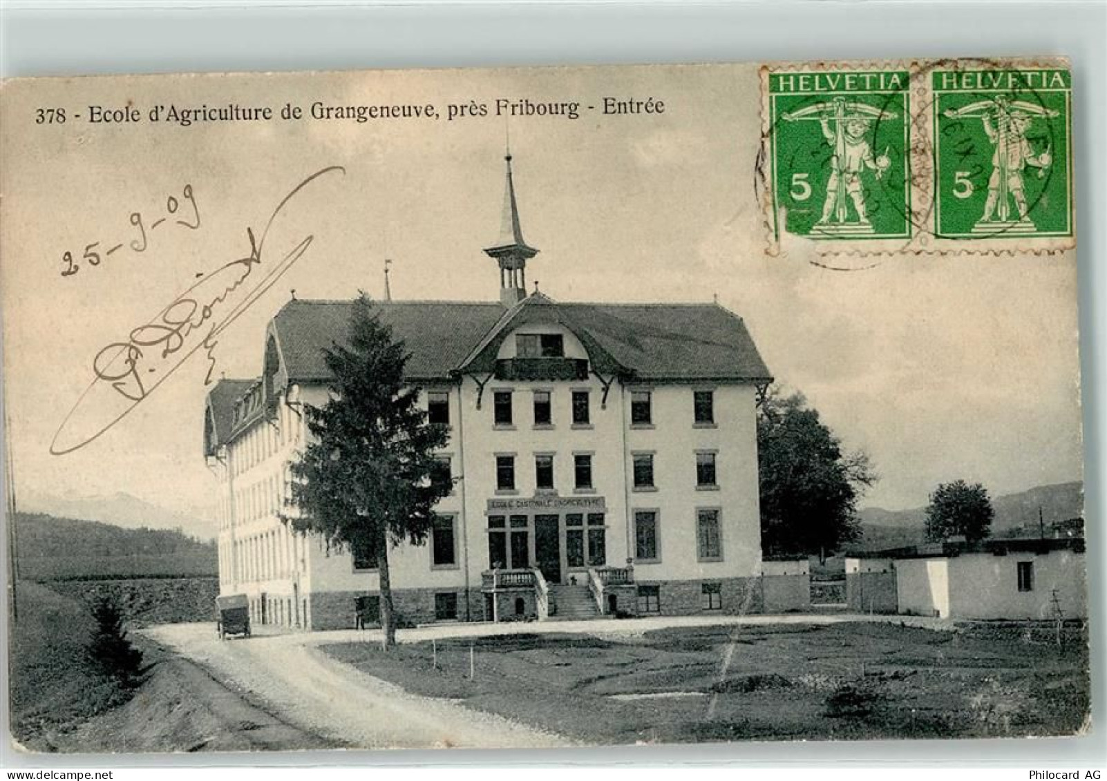1725 Posieux Hauterive FR 1909 - Ecole d Agriculture Grangeneuve - 10610306