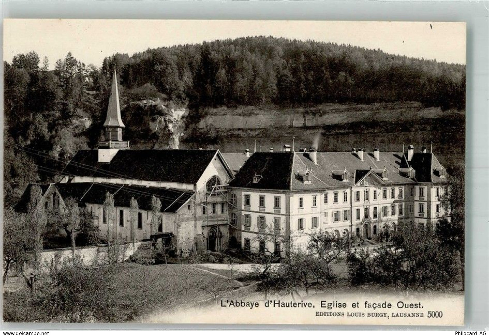 1725 Posieux Hauterive FR Foto AK Abbaye dHauterive Kirche - 38216720