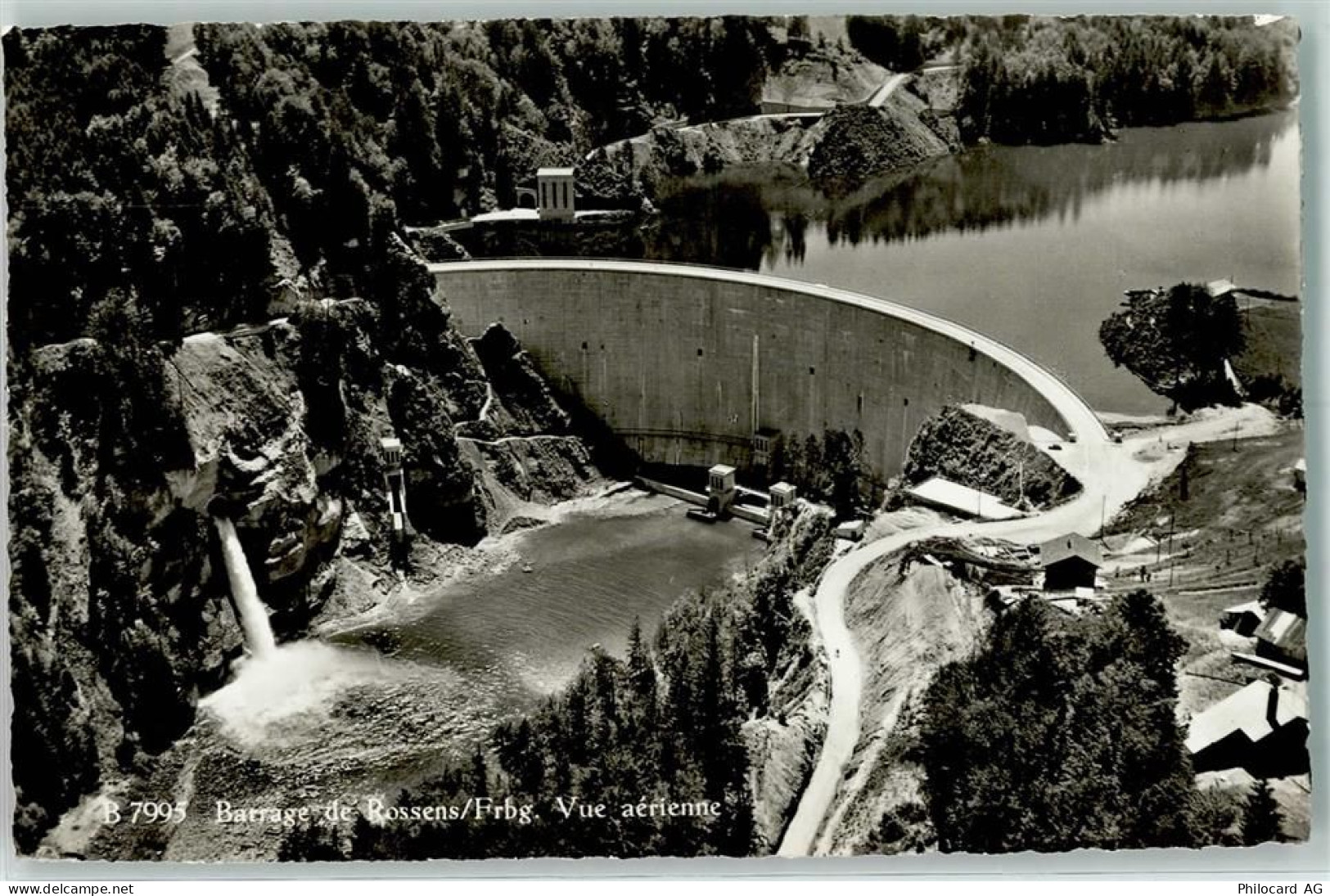 1728 Rossens FR - Fliegeraufnahme Staumauer - 10305362