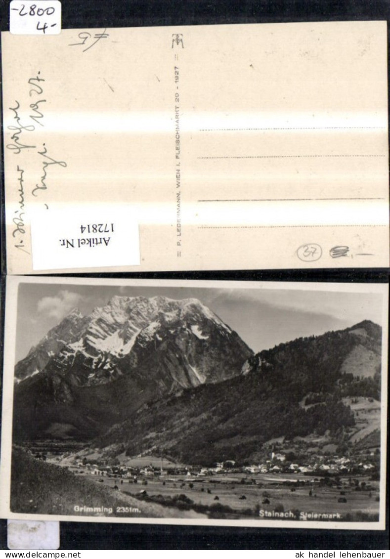 172814,Stainach m. Grimming Totale 1927