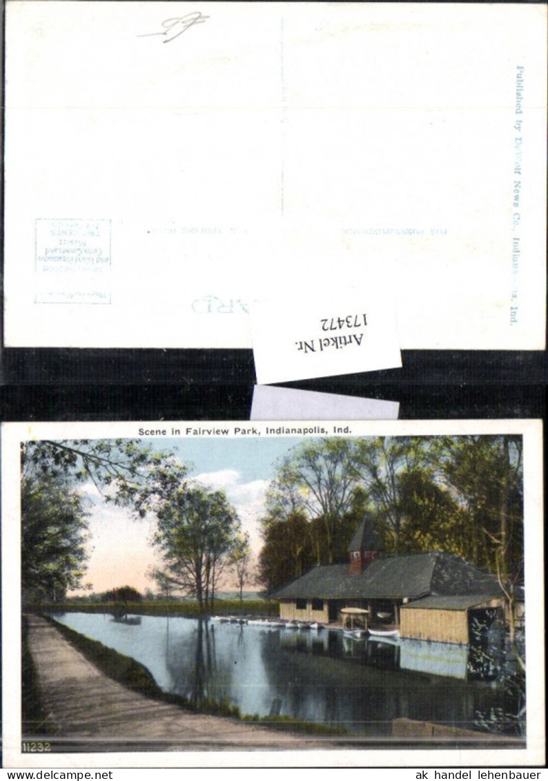 173472,Indiana Scene in Fairview Park Indianapolis Boothaus