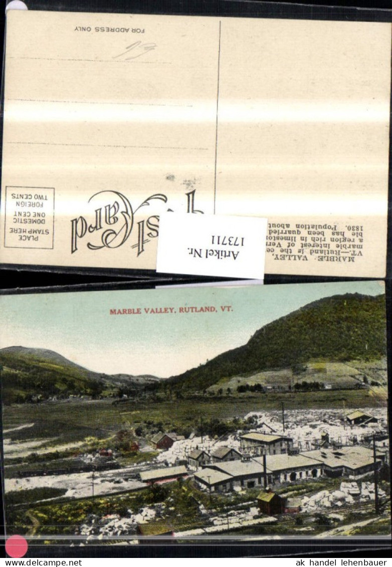 173711,Vermont Marble Valley Rutland Ortsansicht