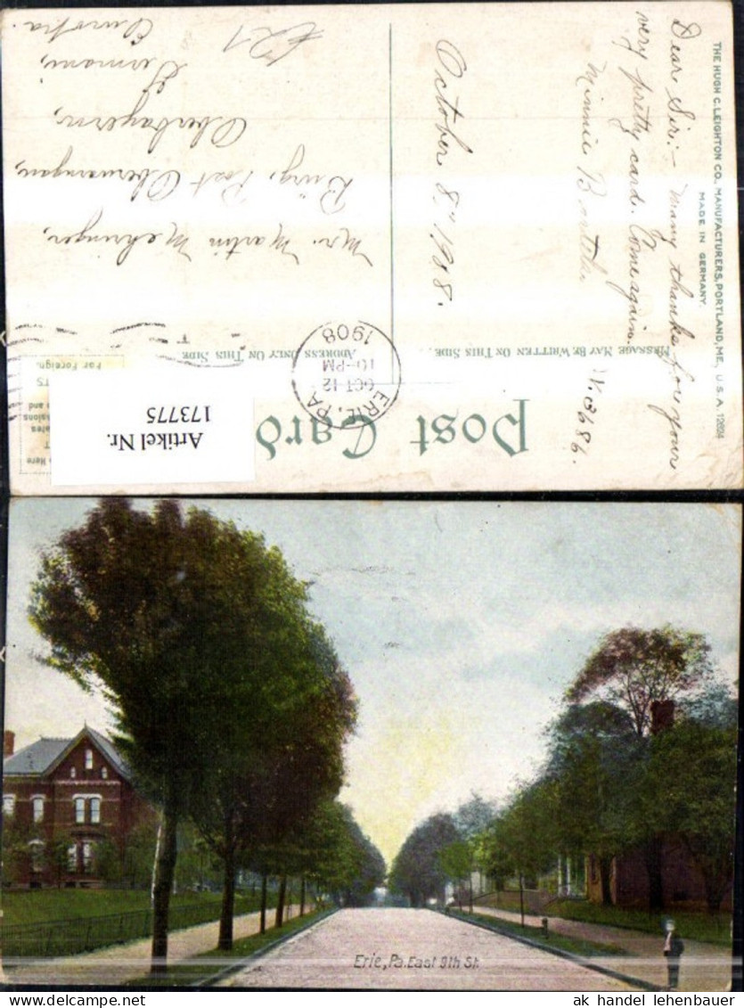 173775,Pennsylvania Erie Pa . East 9th Street Strassenansicht