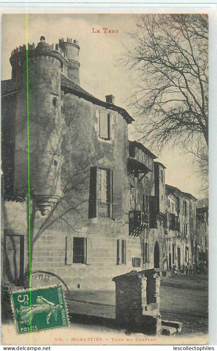17543 - MONESTIES - TOUR DU CHATEAU