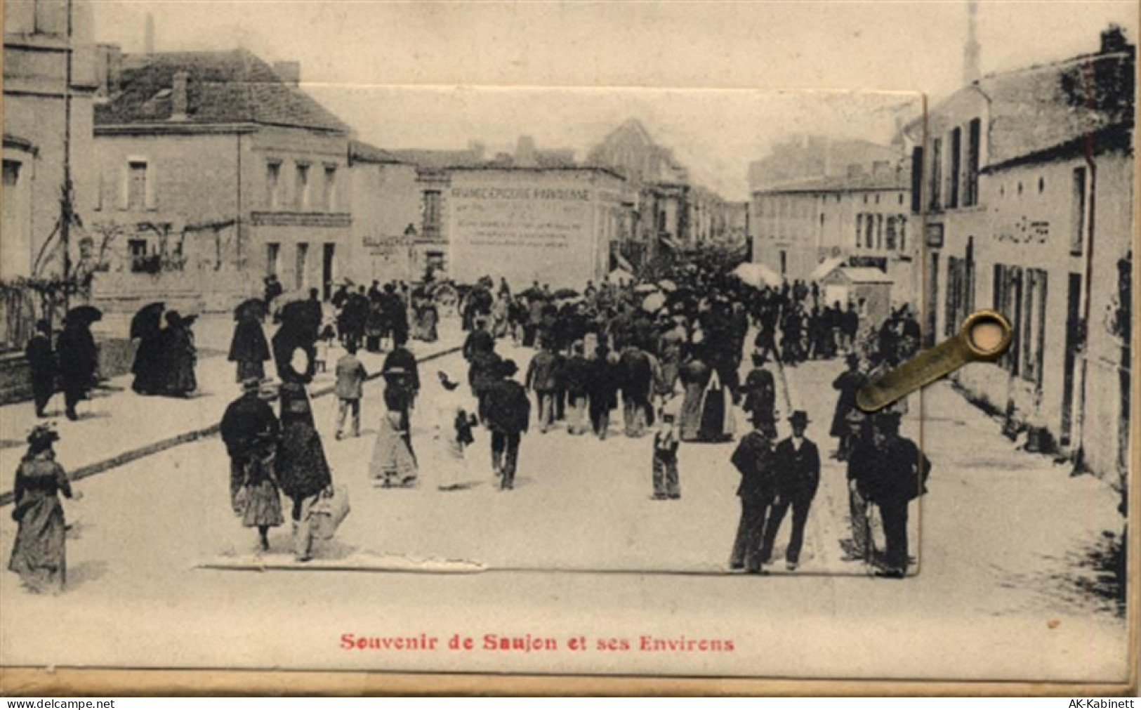 17600 Saujon - Saujon (Frankreich) Leporello, Strassenpartie II (kleiner... - 55119282