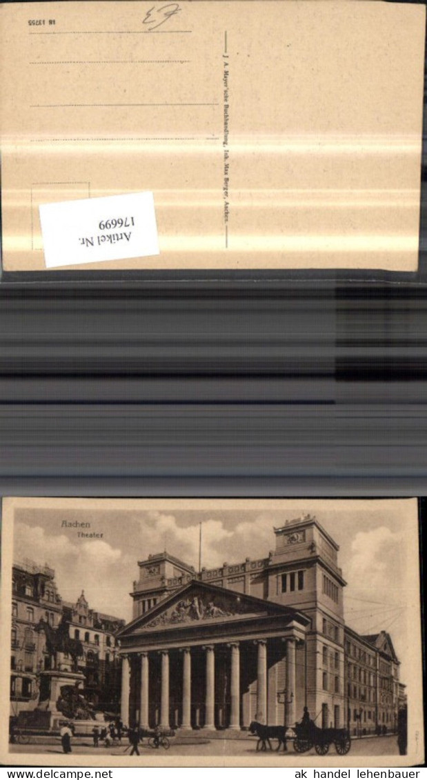 176699,Aachen Theater m. Kutsche Personen
