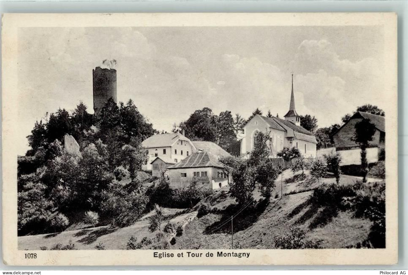 1774 Montagny-les-Monts 1912 - Eglise et Tour de Montagny Feldpost - 10395216