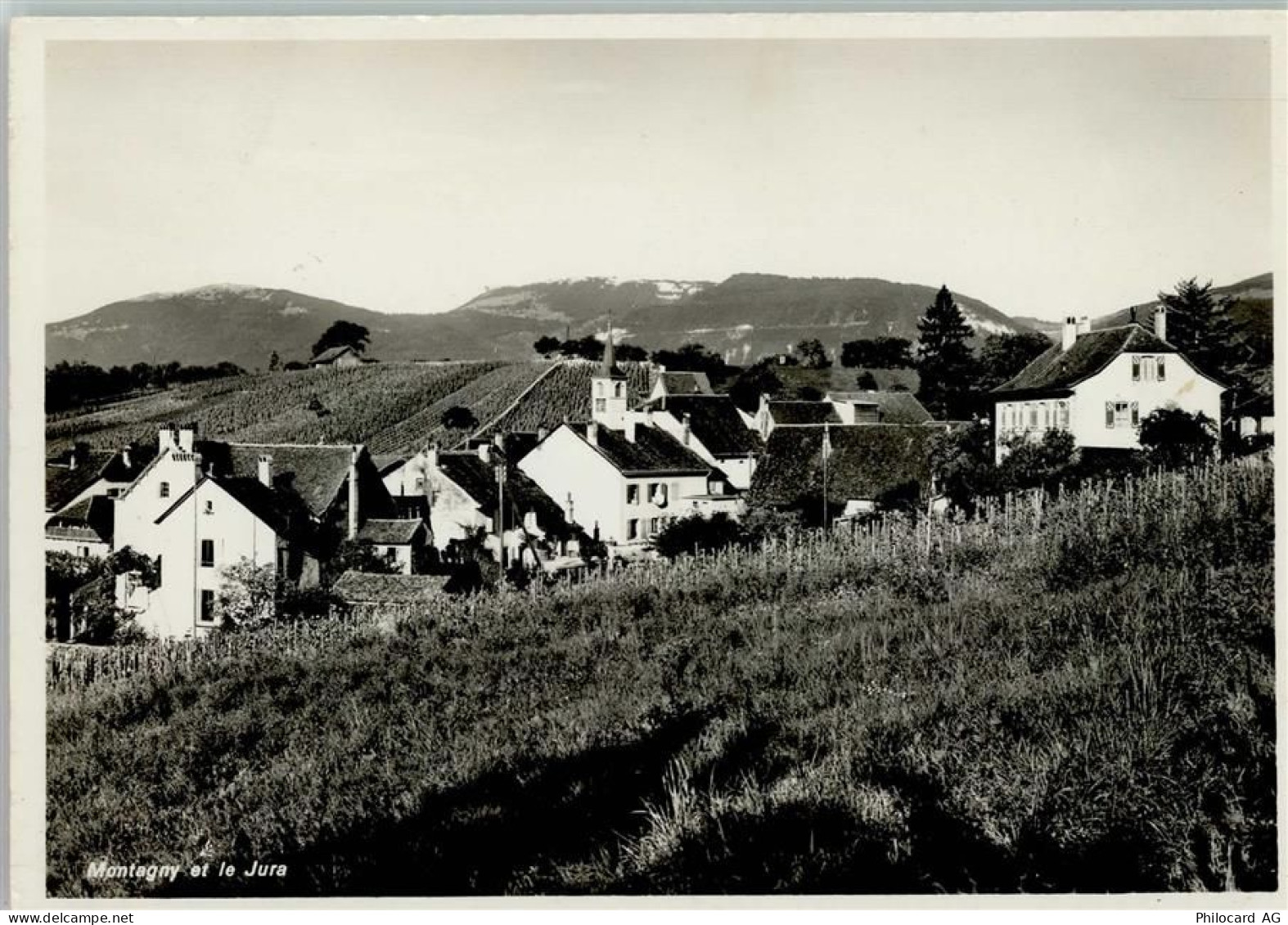 1776 Montagny-la-Ville 1963 Foto AK Verlag Deriaz 8967 Teilansicht AK - 13086584