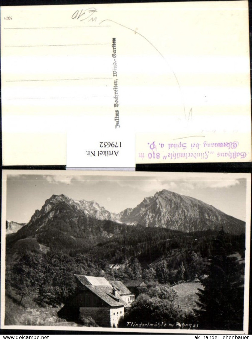 179652,Gasthaus Flinderlmühle m. Pyhrgas b. Spital a. d. Phyrn