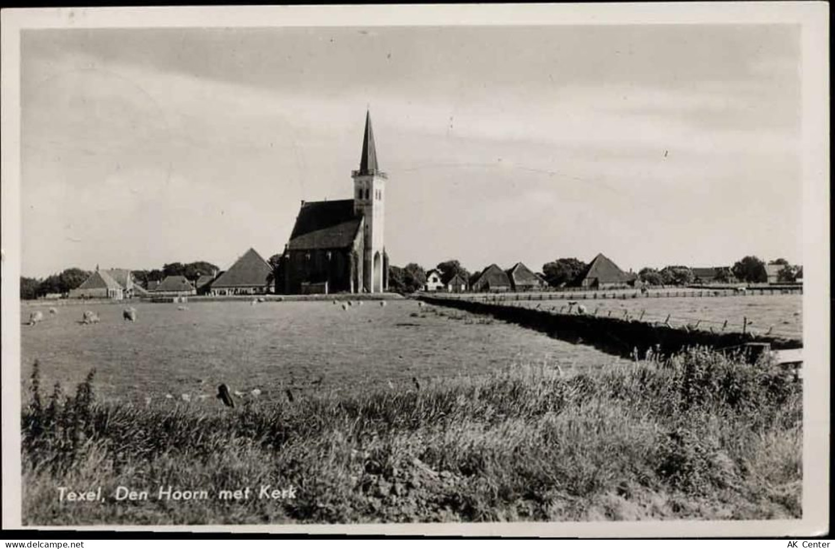1797 Den Hoorn DEN HOORN TEXEL 1956 - met Kerk,J.G.v. Agtmaal - 20019899