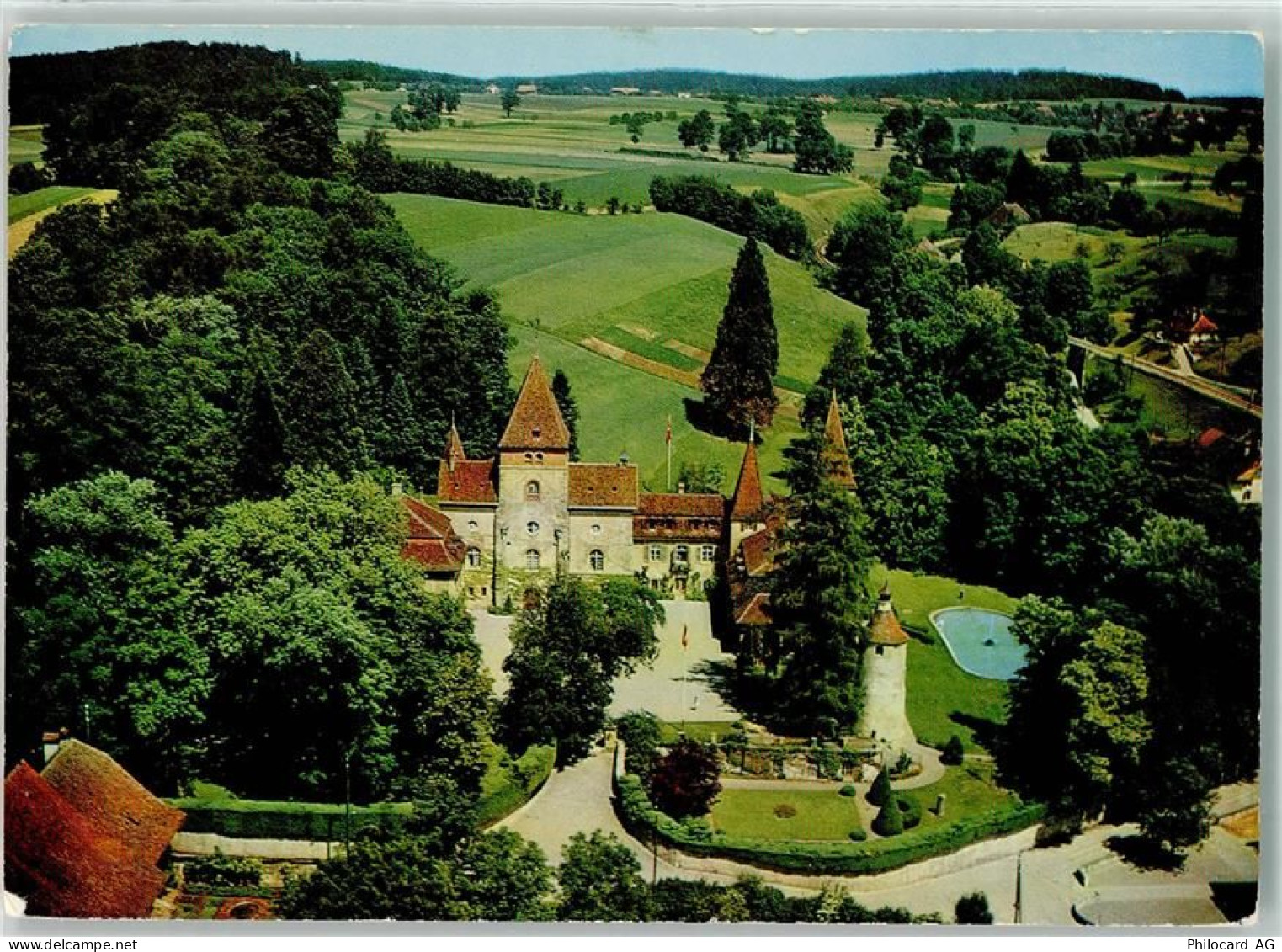 1797 Münchenwiler Villars-les-Moines - Fliegeraufnahme Schloss - 39410191