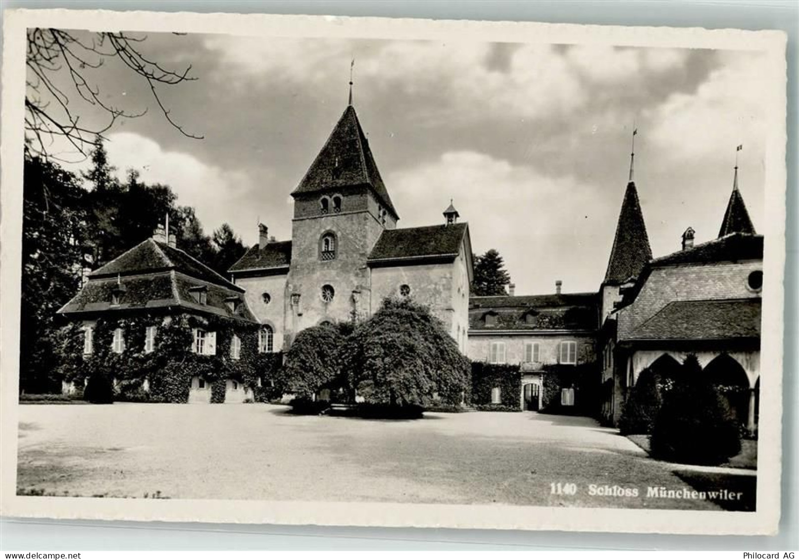 1797 Münchenwiler Villars-les-Moines Foto AK Schloss - 38021994
