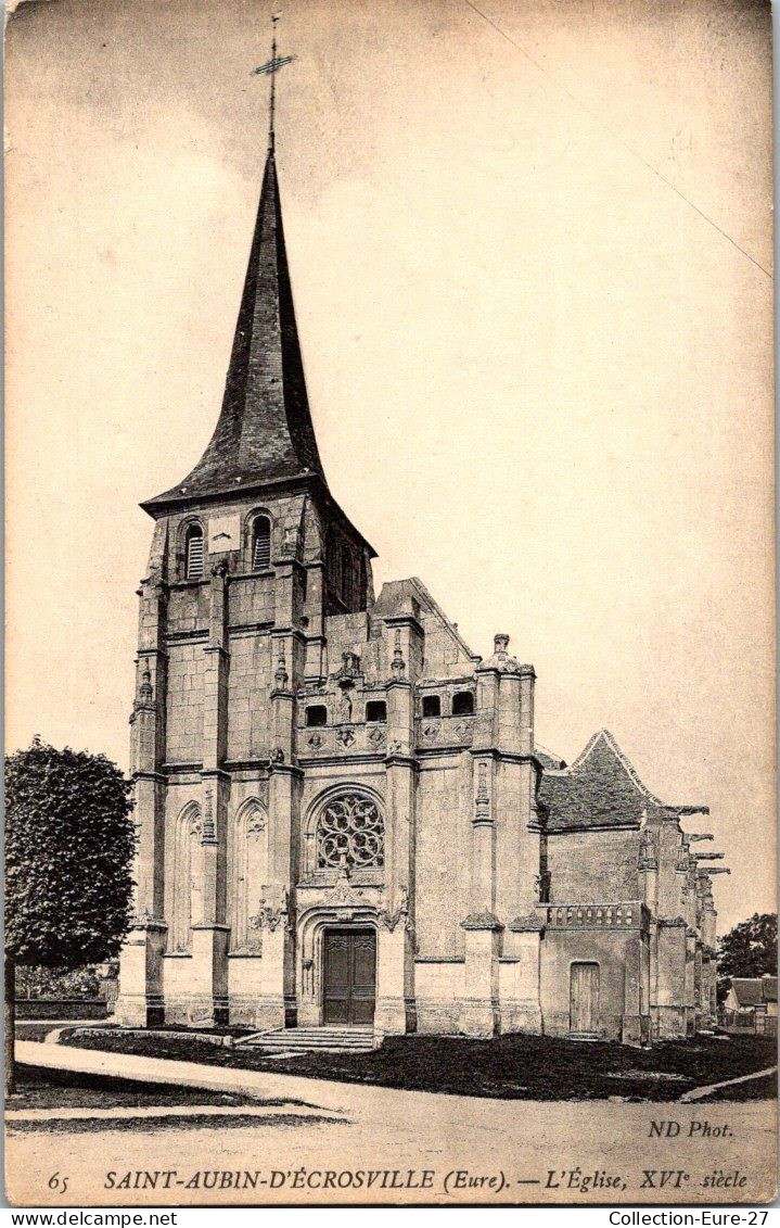 (18/09/25) 27-CPA SAINT AUBIN D'ECROSVILLE