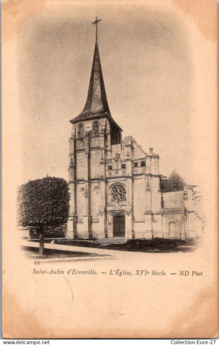 (18/09/25) 27-CPA SAINT AUBIN D'ECROSVILLE