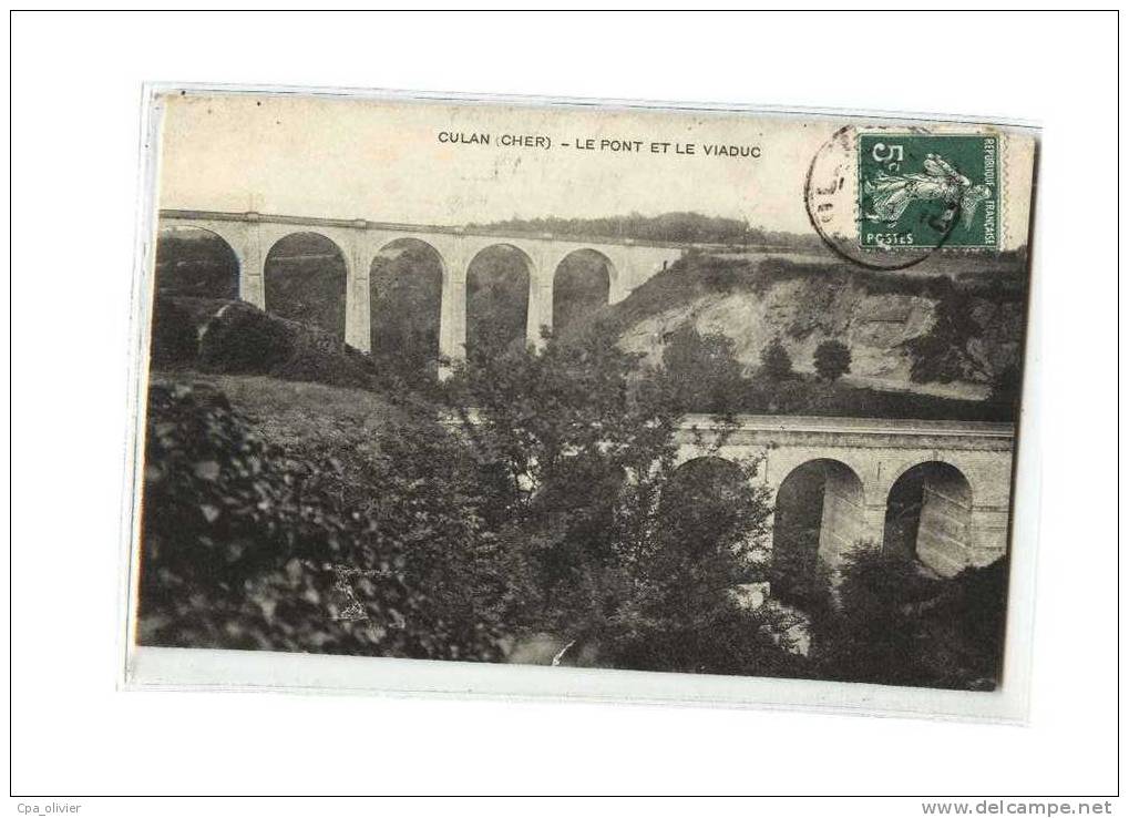 18 CULAN Pont et Viaduc, ed ?, 1909