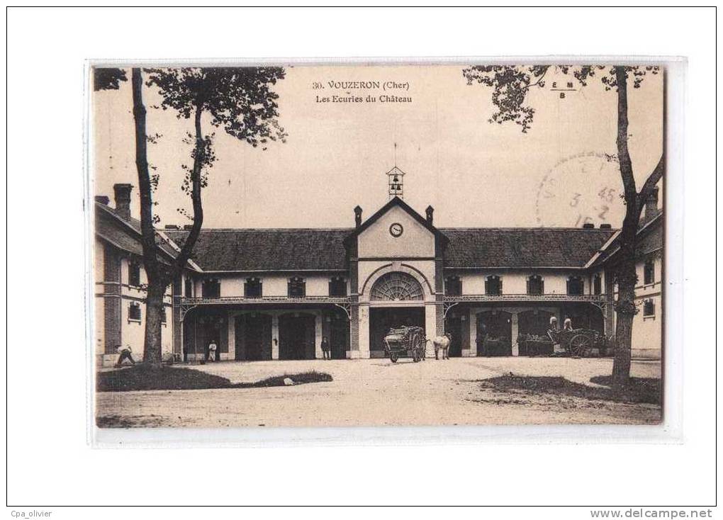 18 VOUZERON Chateau, Ecuries, ed EMB 30, 191?