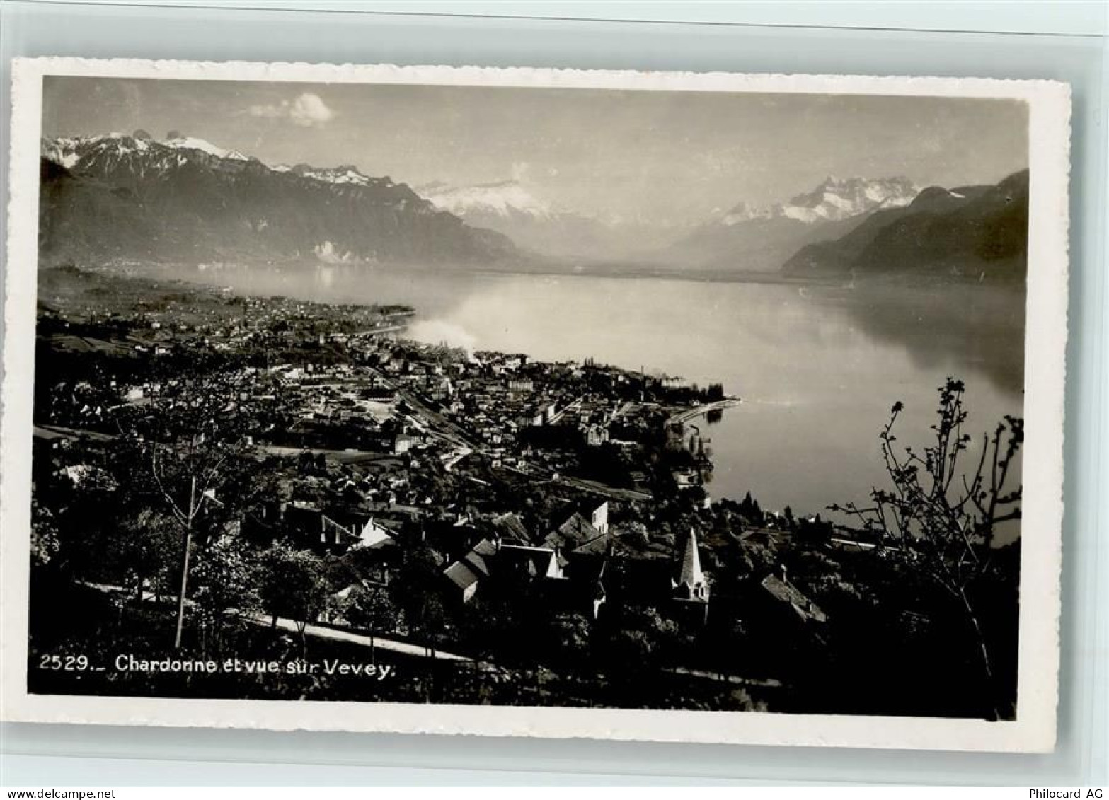 1800 Vevey - Chardonne et vue sur Vevey - 12112787