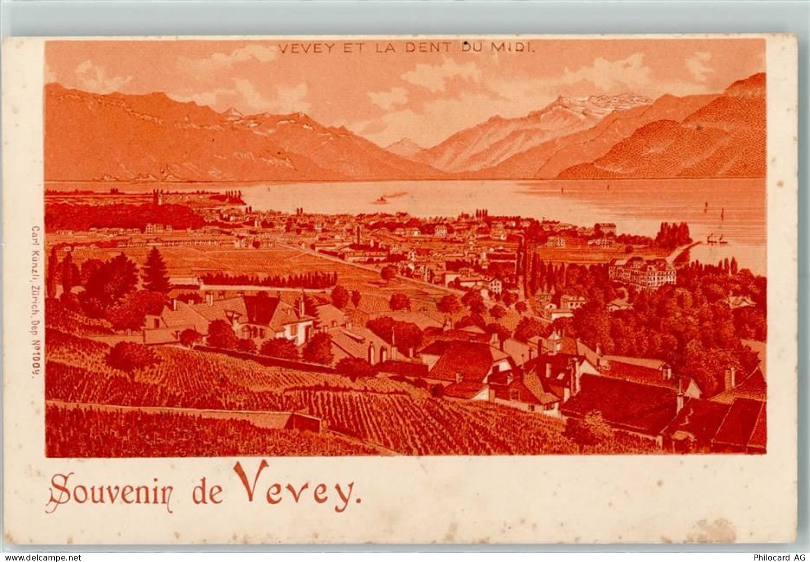 1800 Vevey - Vevey et la Dent du Midi - 13125126