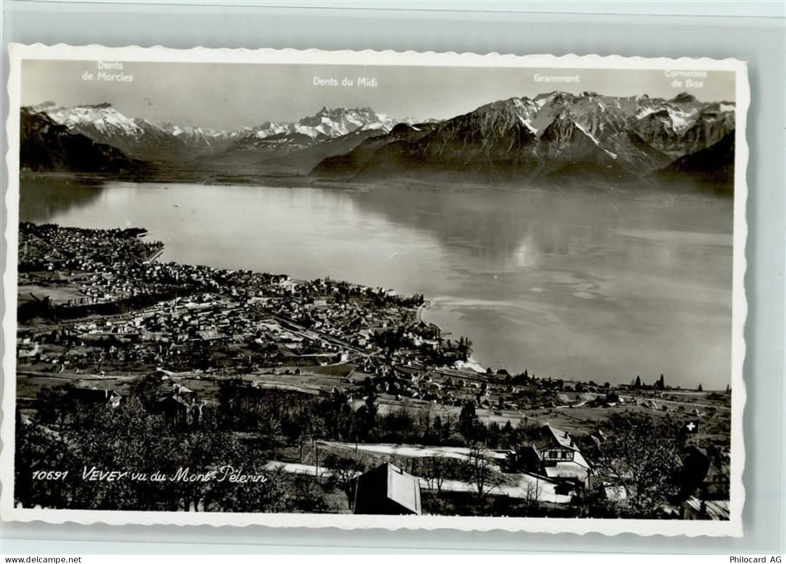 1800 Vevey - Vevey vu du Mont Pelenin - 10156805