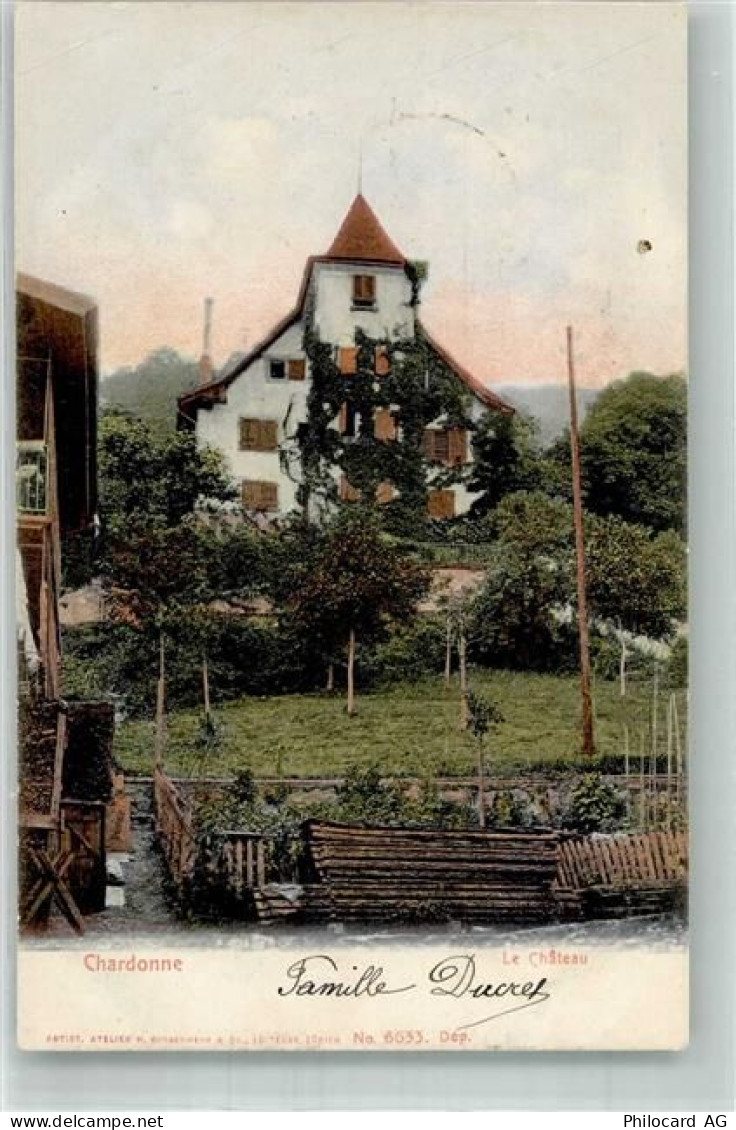 1803 Chardonne 1904 Foto AK Schloss - 10742120