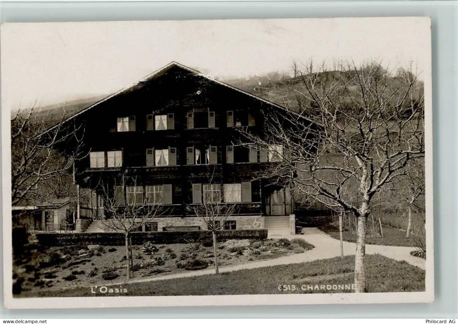 1803 Chardonne 1934 - L`Oasis, gute Erhaltung AK - 13077941