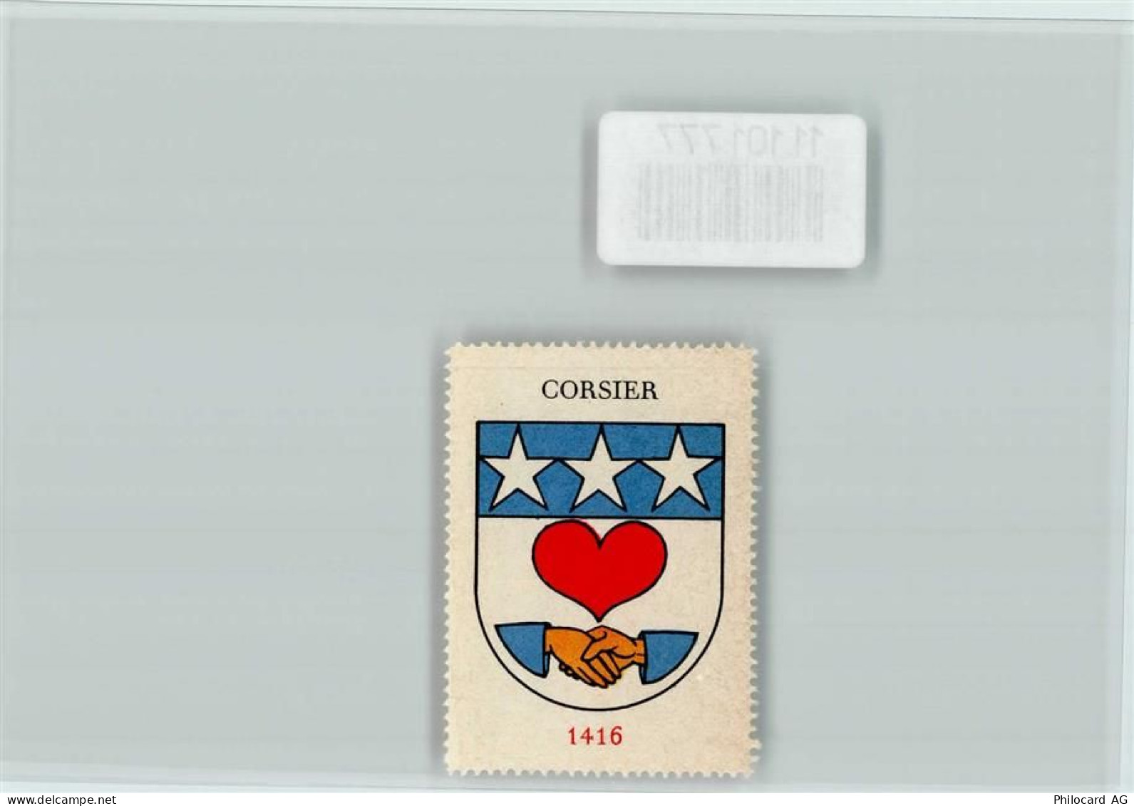 1804 Corsier-sur-Vevey - Vignette Wappen Kaffee Hag ca 1920-1940 - 11101777