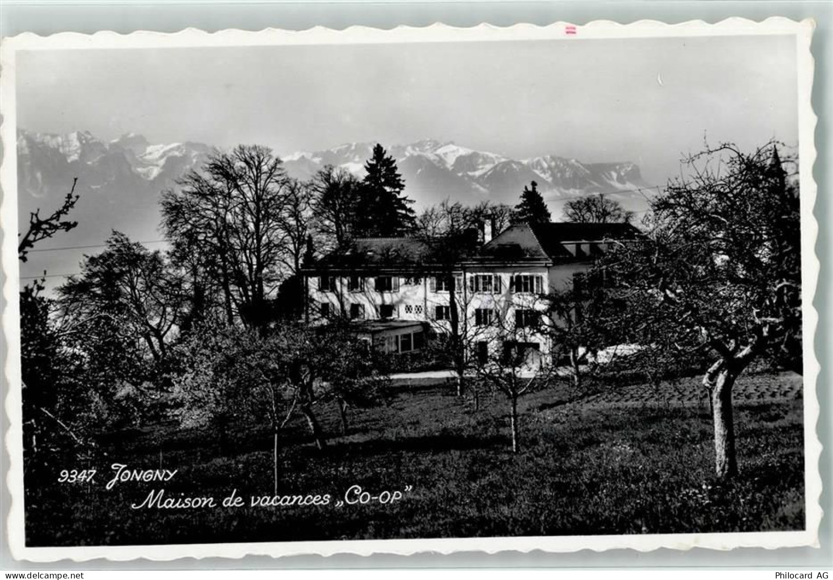 1805 Jongny Foto AK Gasthaus Hotel Co-OP Jongny Ort lt. Stempel - 39499420