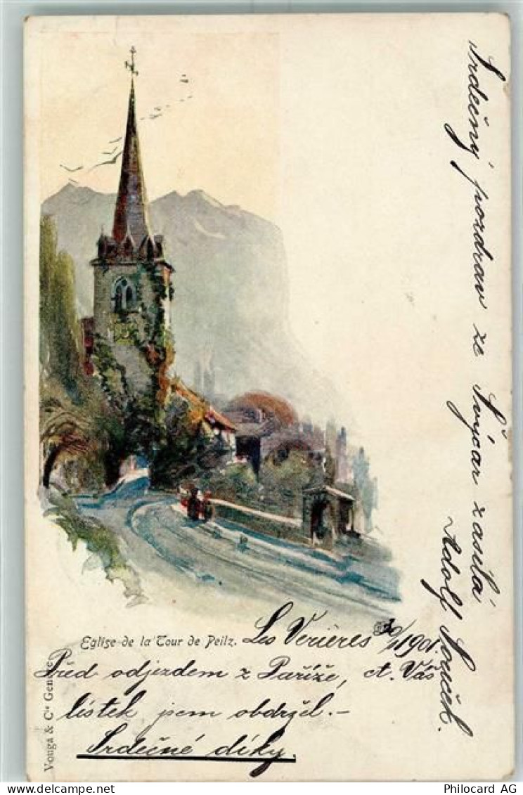 1814 La Tour-de-Peilz 1901 - kirche - 10396195