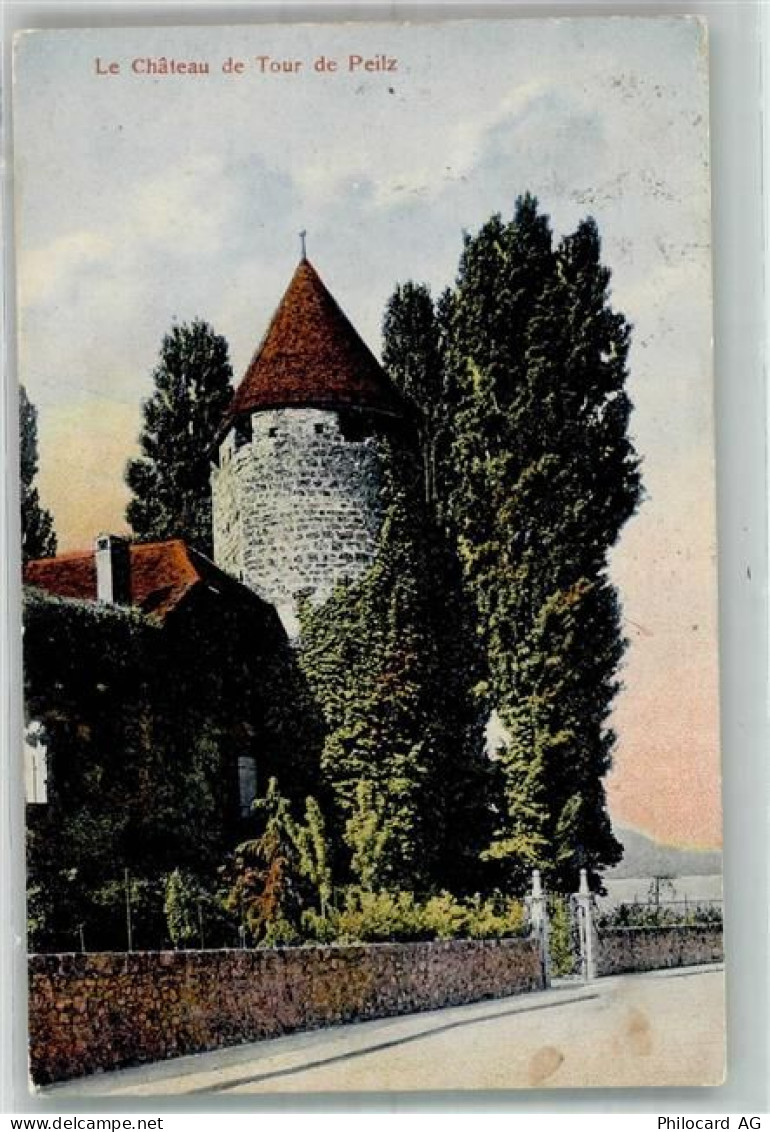 1814 La Tour-de-Peilz 1911 Foto AK Schloss - 38194730